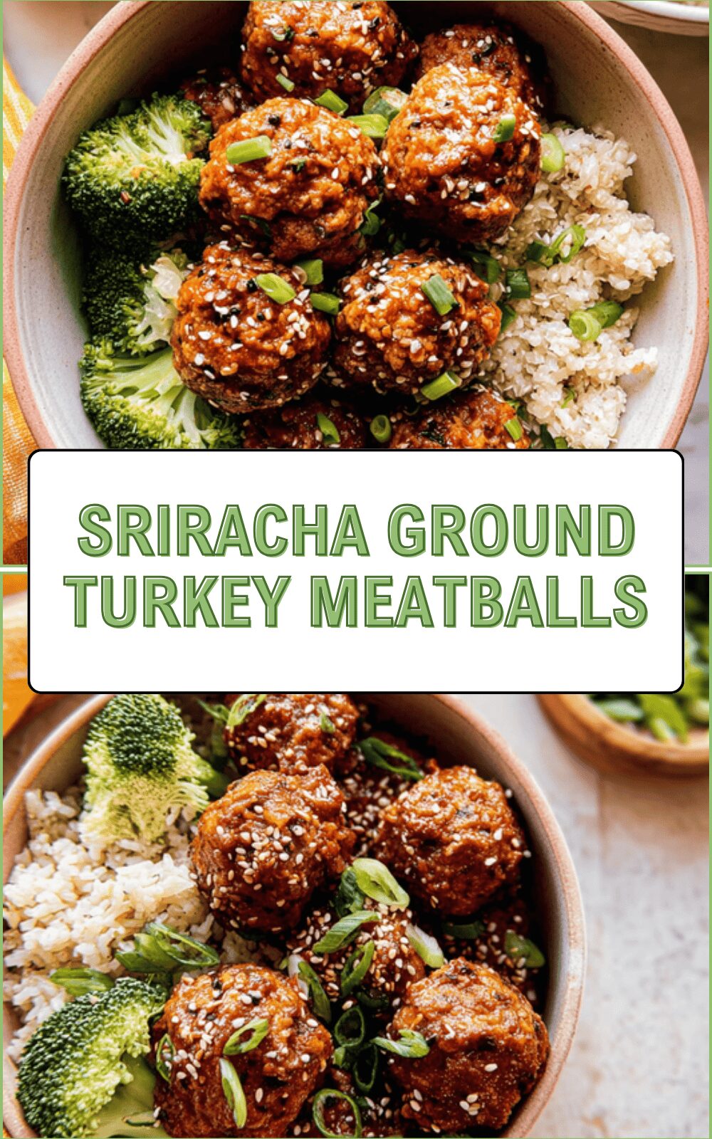 Sriracha Ground Turkey Meatballs