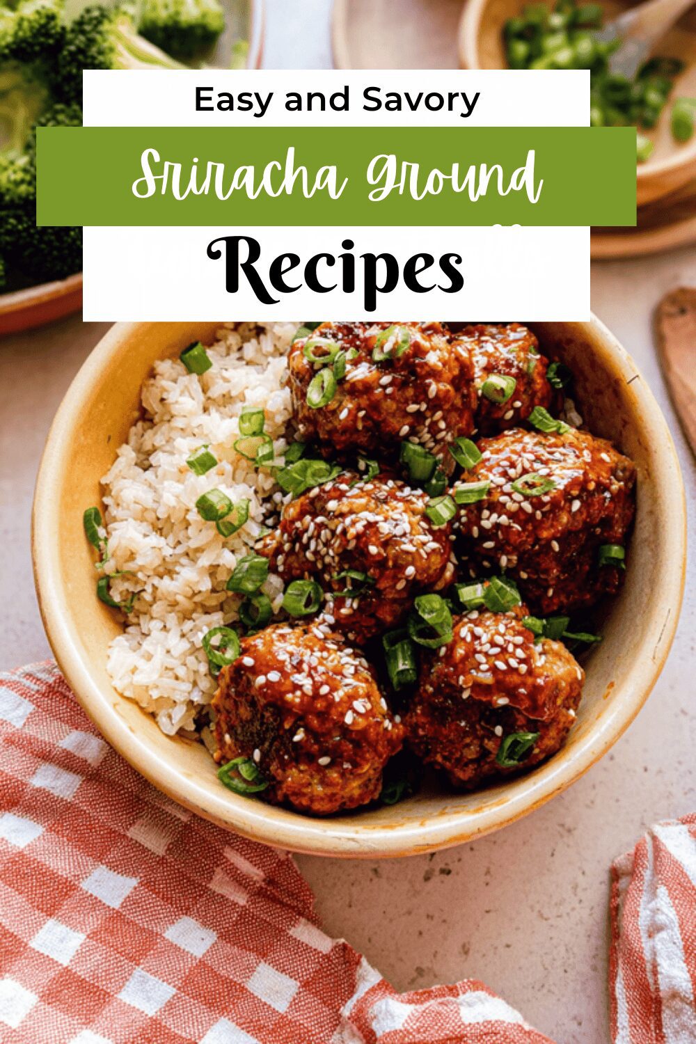 Sriracha Ground Turkey Meatballs