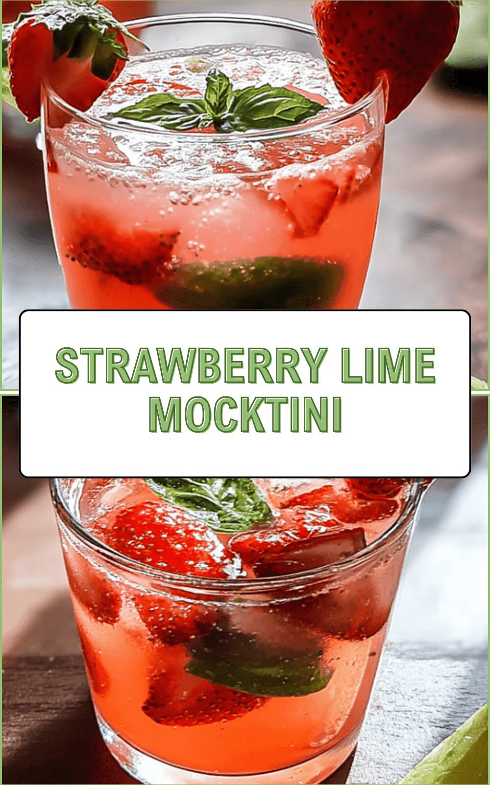 Strawberry Lime Mocktail Margarita Recipe For Refreshing Flavor 6 Strawberry Lime Mocktini