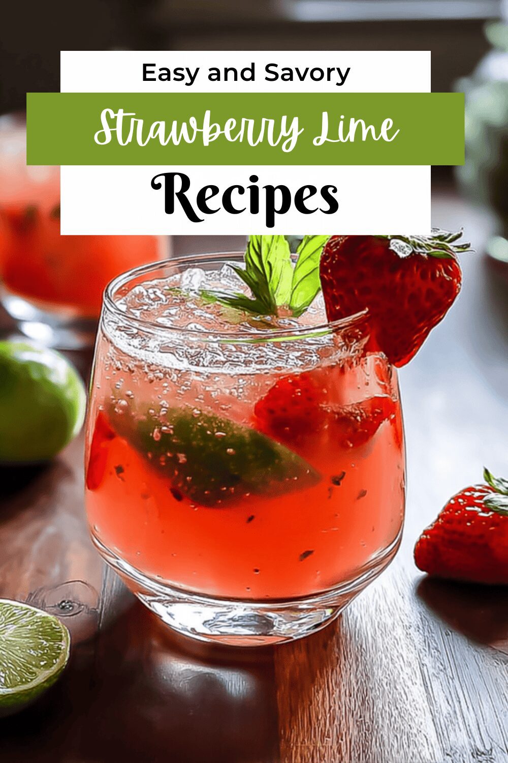 Strawberry Lime Mocktail Margarita Recipe For Refreshing Flavor 7 Strawberry Lime Mocktini