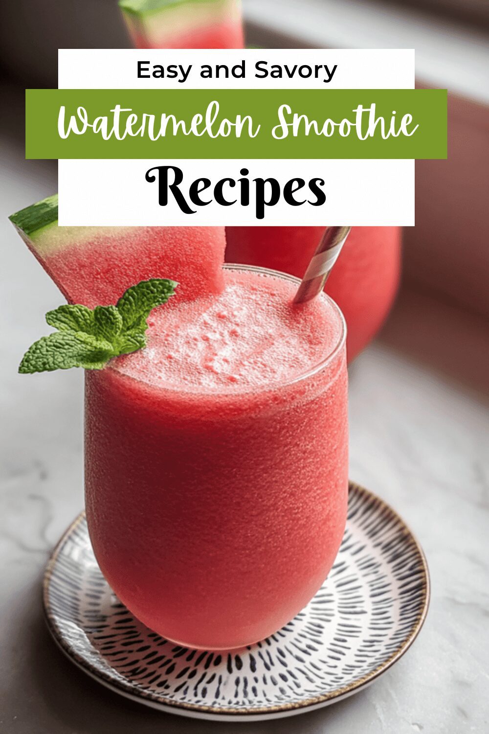 Watermelon Smoothie Recipes For Refreshing And Healthy Drinks 7 Watermelon Smoothie