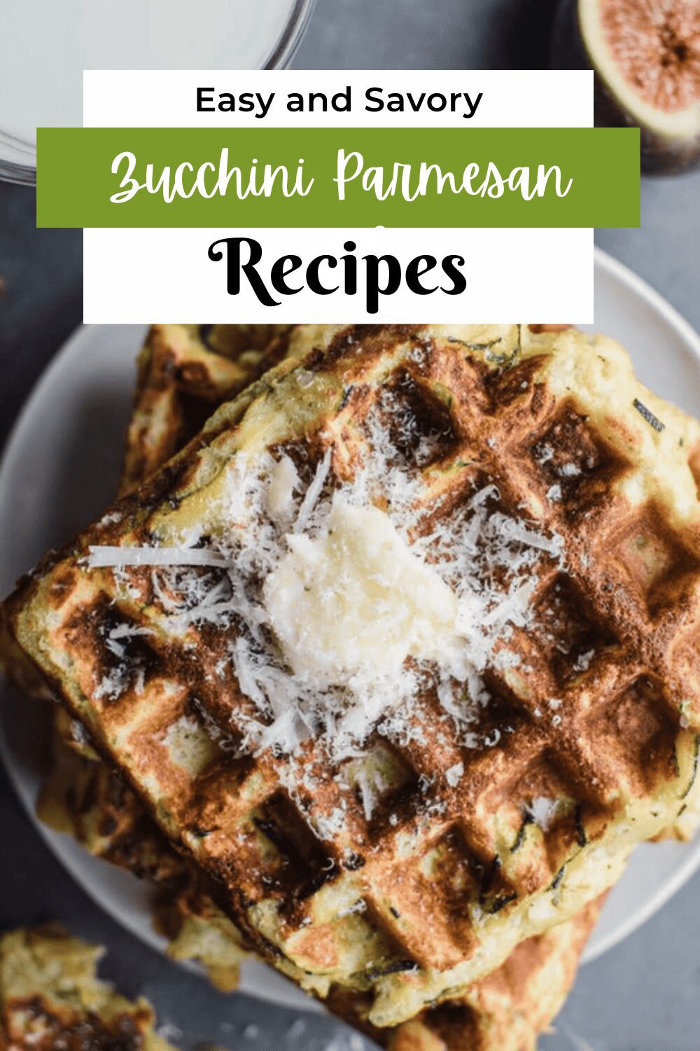 Zucchini Parmesan Waffles
