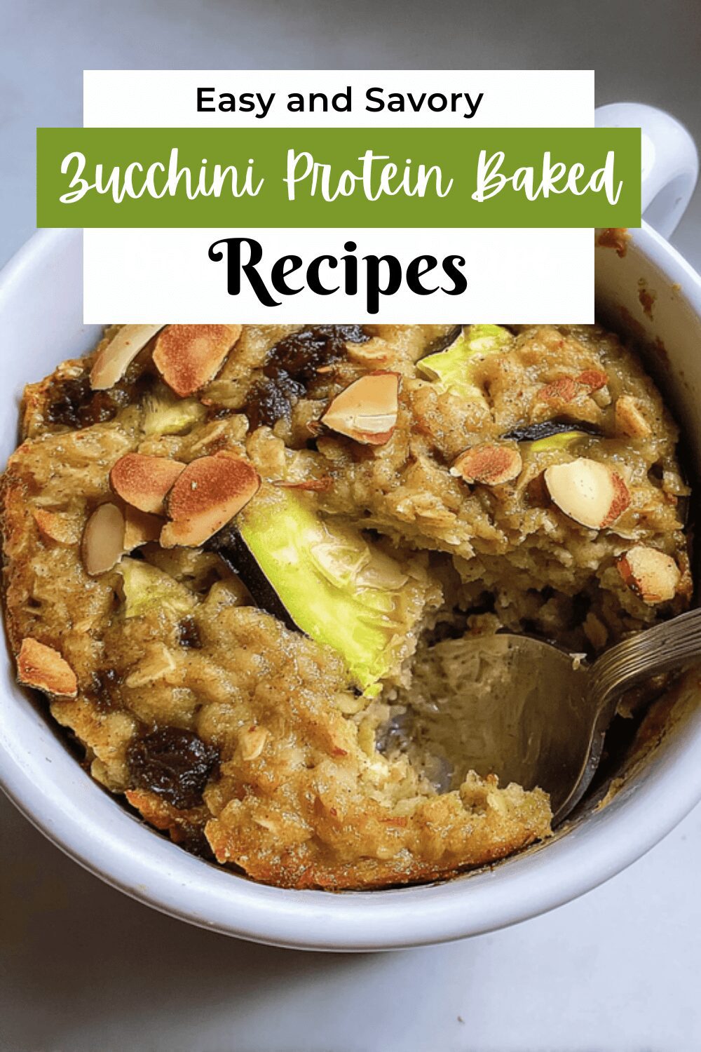 Zucchini Protein Baked Oats Vegan Recipe