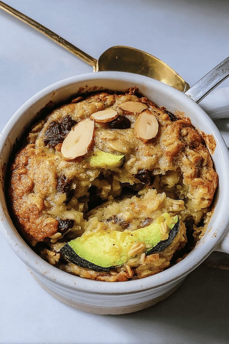 Zucchini Protein Baked Oats Vegan Recipe 8.Png