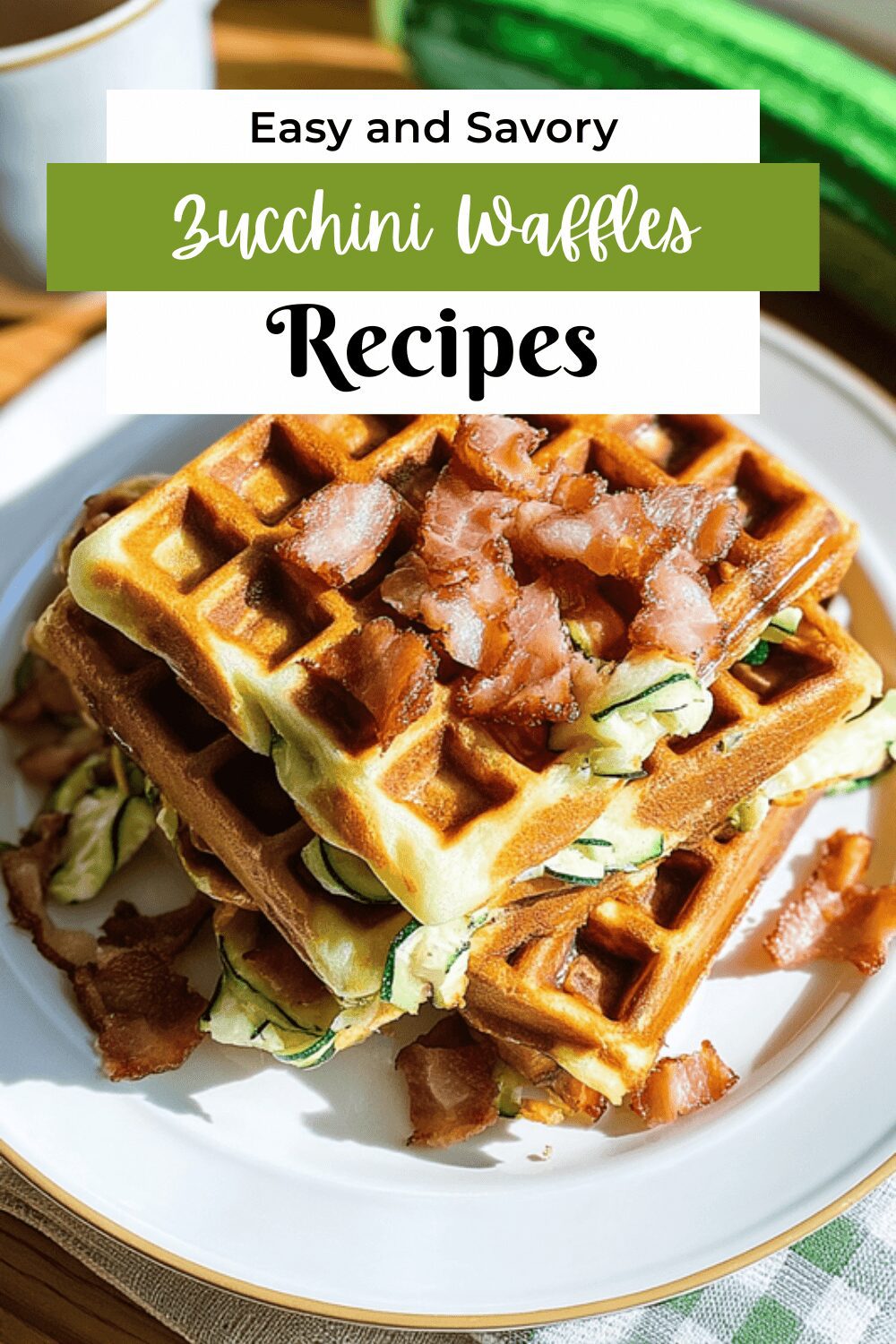 Zucchini Waffles