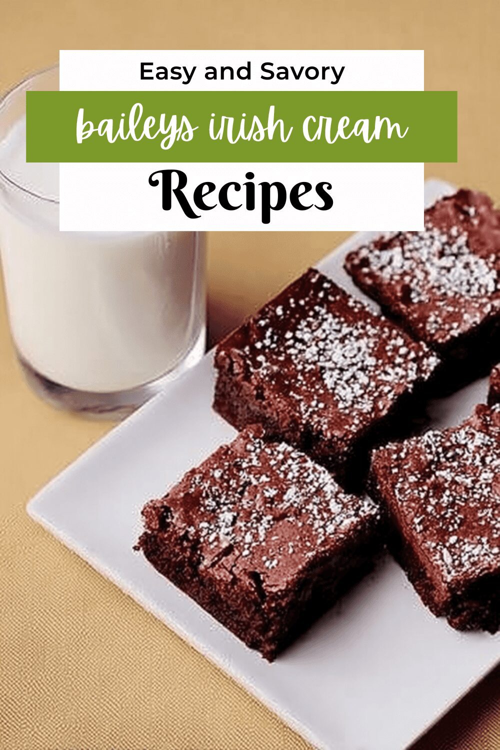 Baileys Irish Cream Brownies