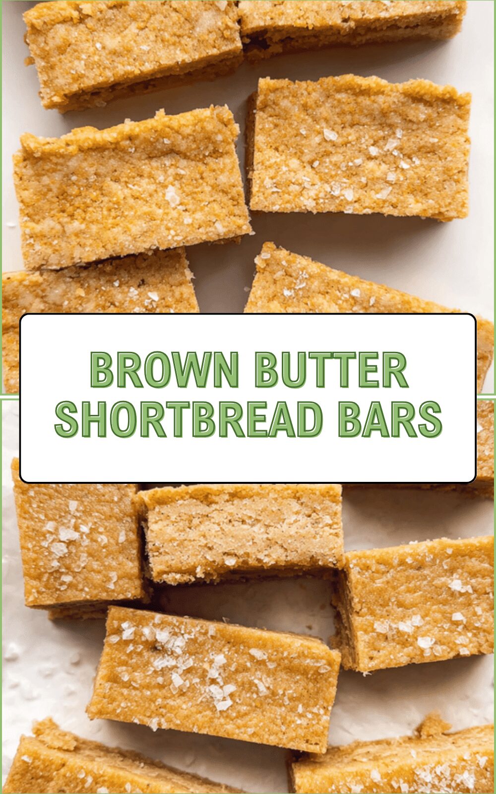 Brown Butter Shortbread Bars