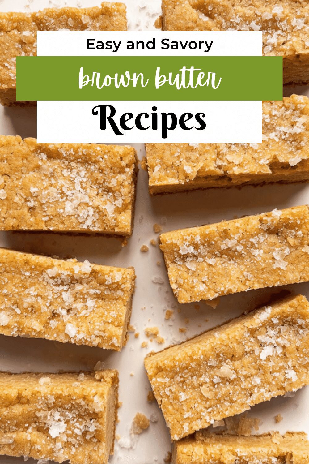 Brown Butter Shortbread Bars
