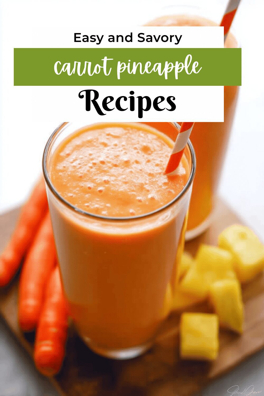 Carrot Pineapple Smoothie