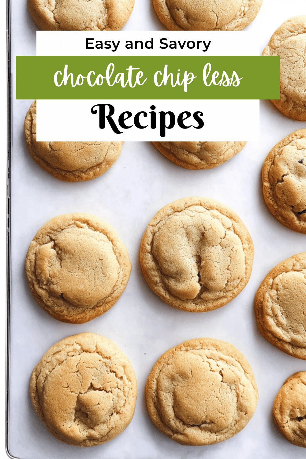 Chocolate Chip Less Cookies