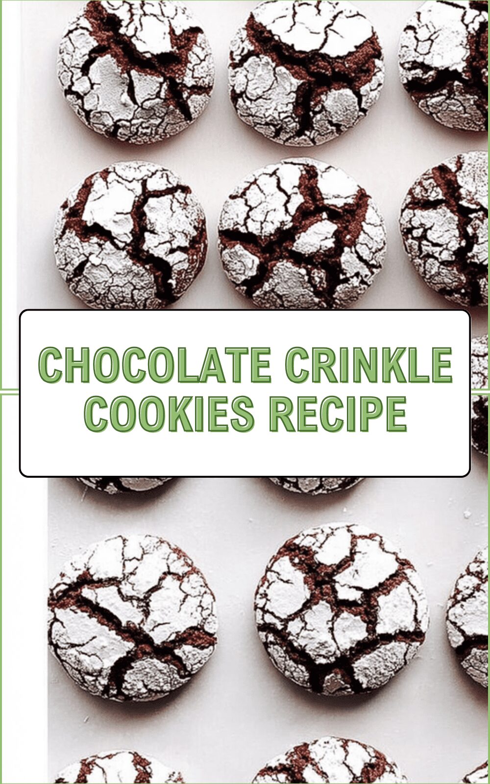 Chocolate Crinkle Cookies Recipe