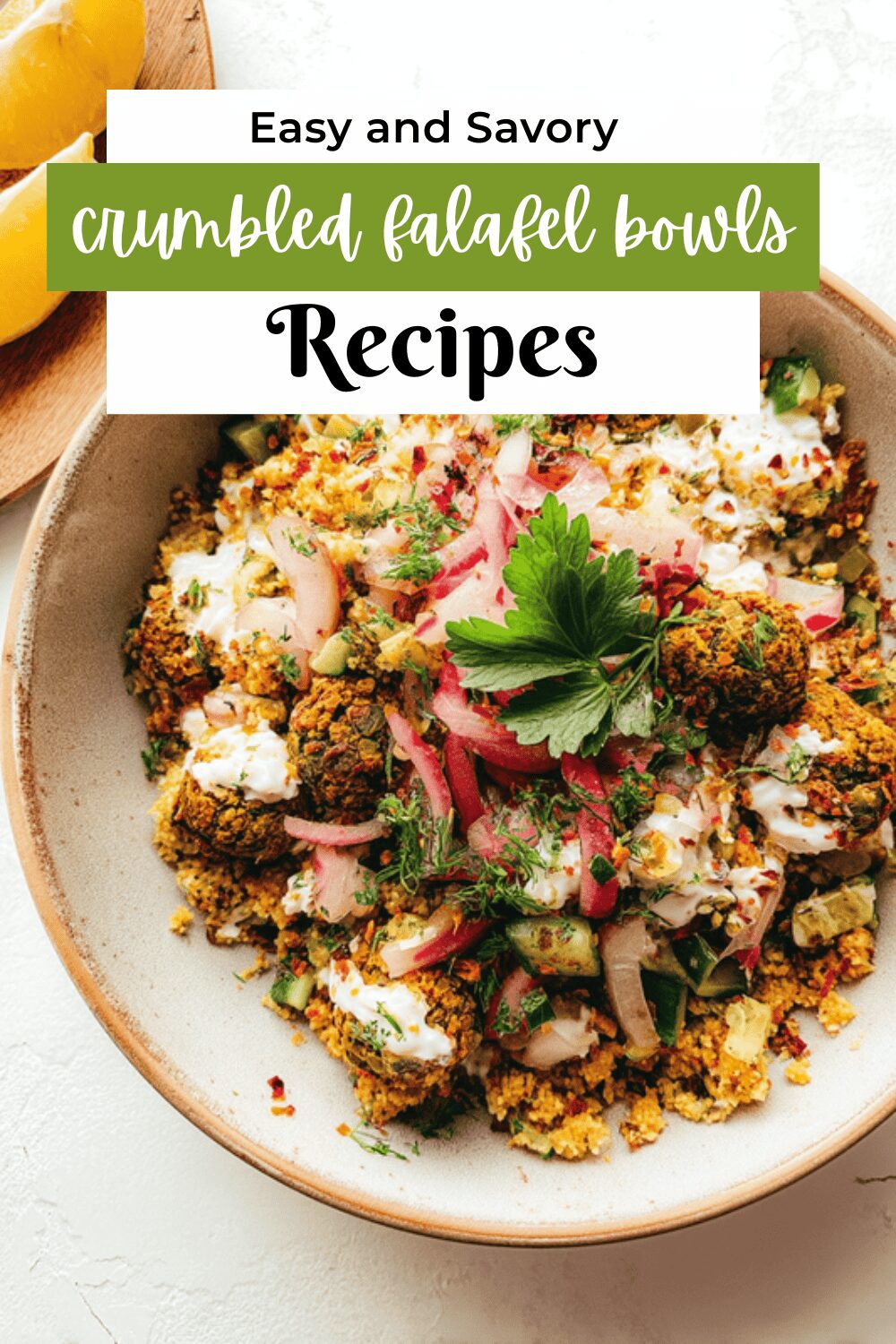 Crumbled Falafel Bowls