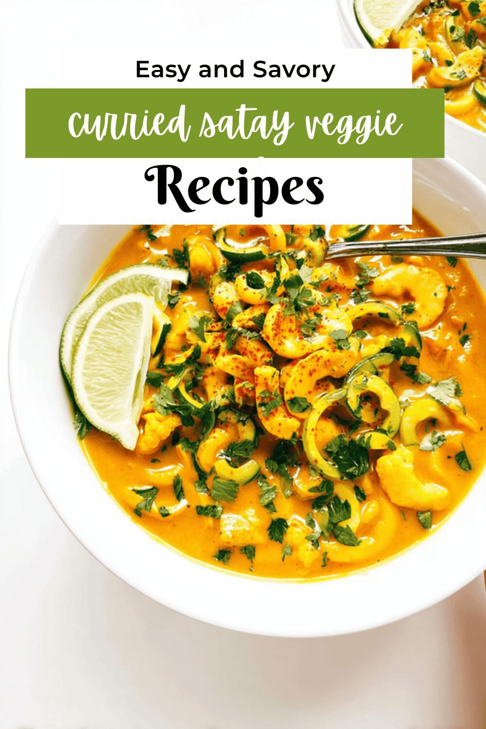 Curried Satay Veggie Bowls