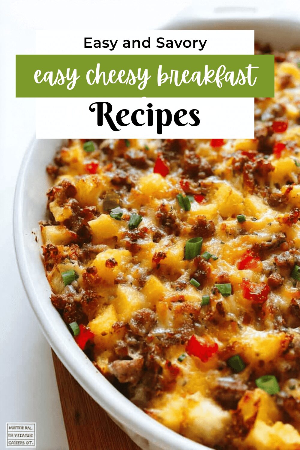Easy Cheesy Breakfast Casserole Recipe