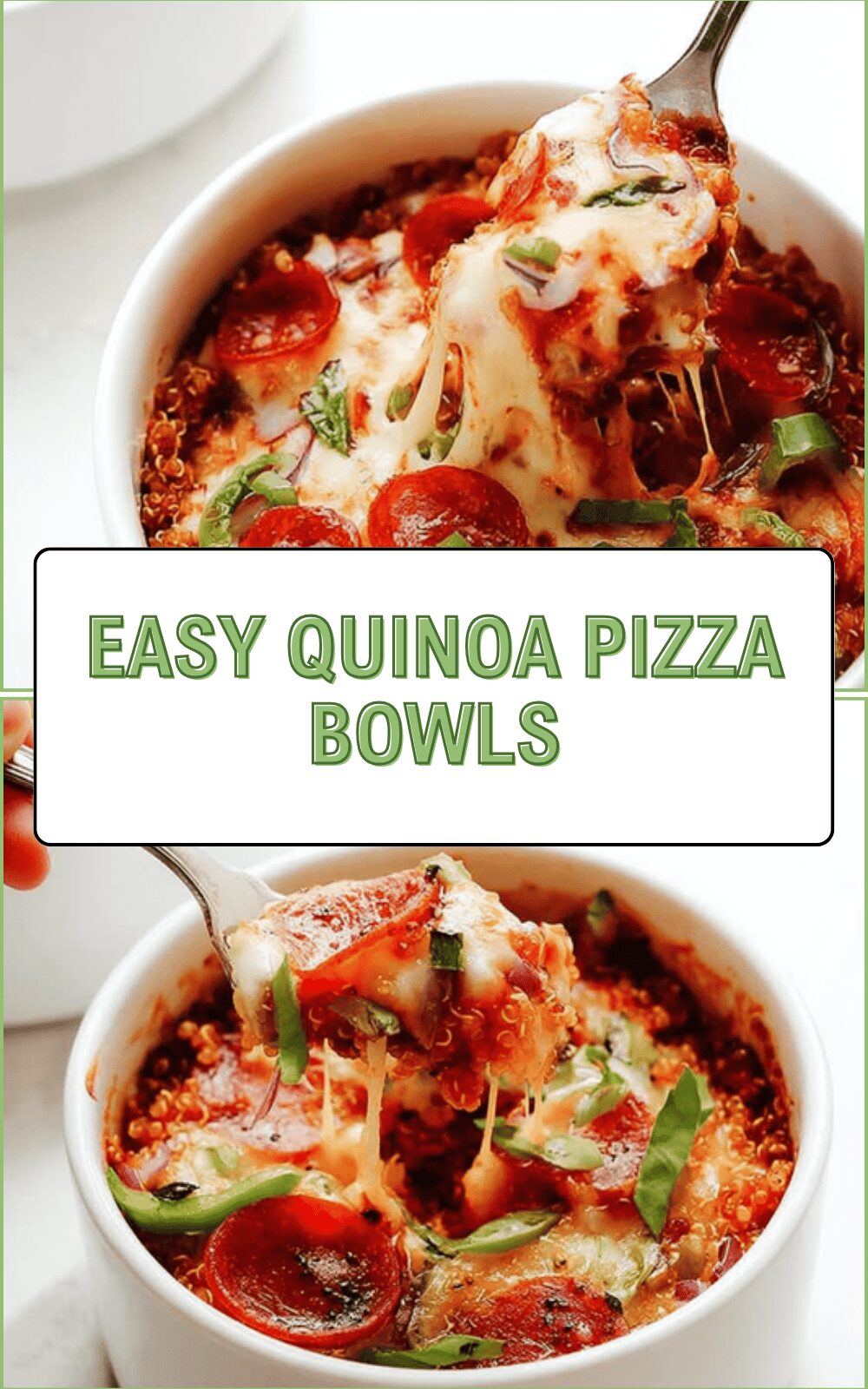 Easy Quinoa Pizza Bowls