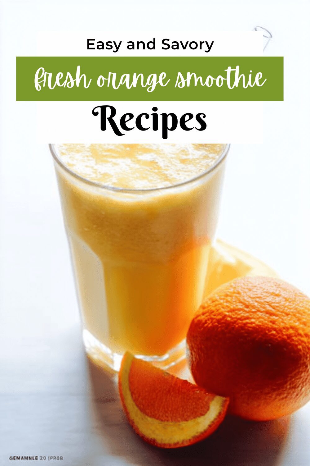 Fresh Orange Smoothie