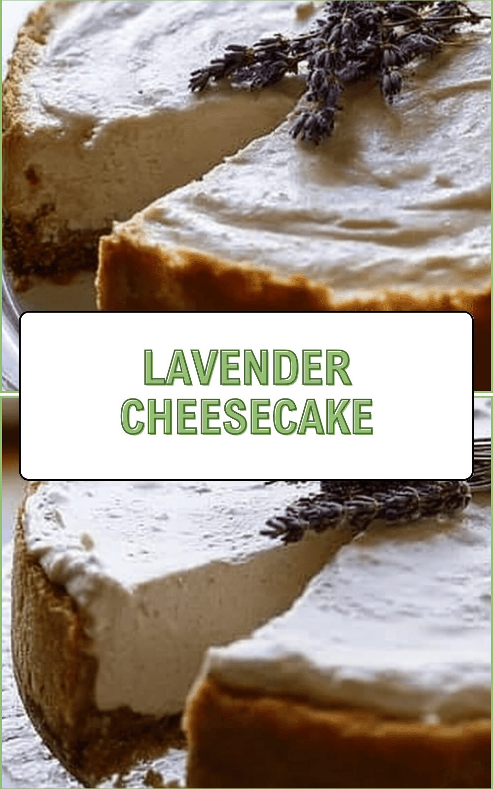 Lavender Cheesecake