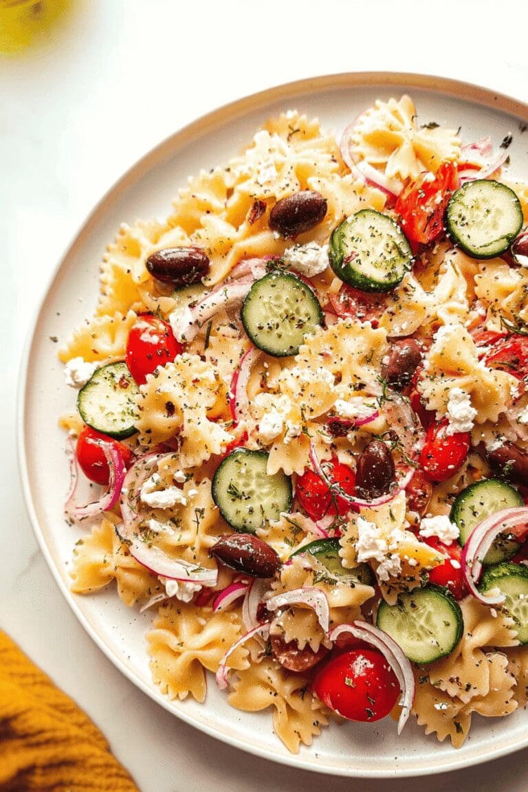 Mediterranean Pasta Salad: Easy Fresh Summer Recipe