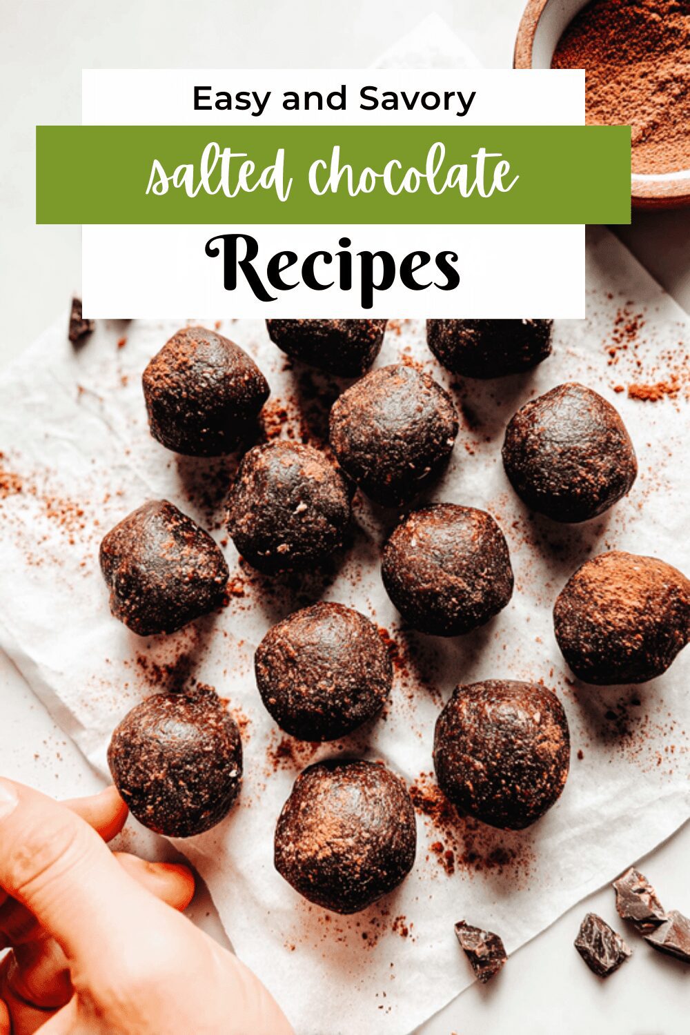 Salted Chocolate Brownie Bites