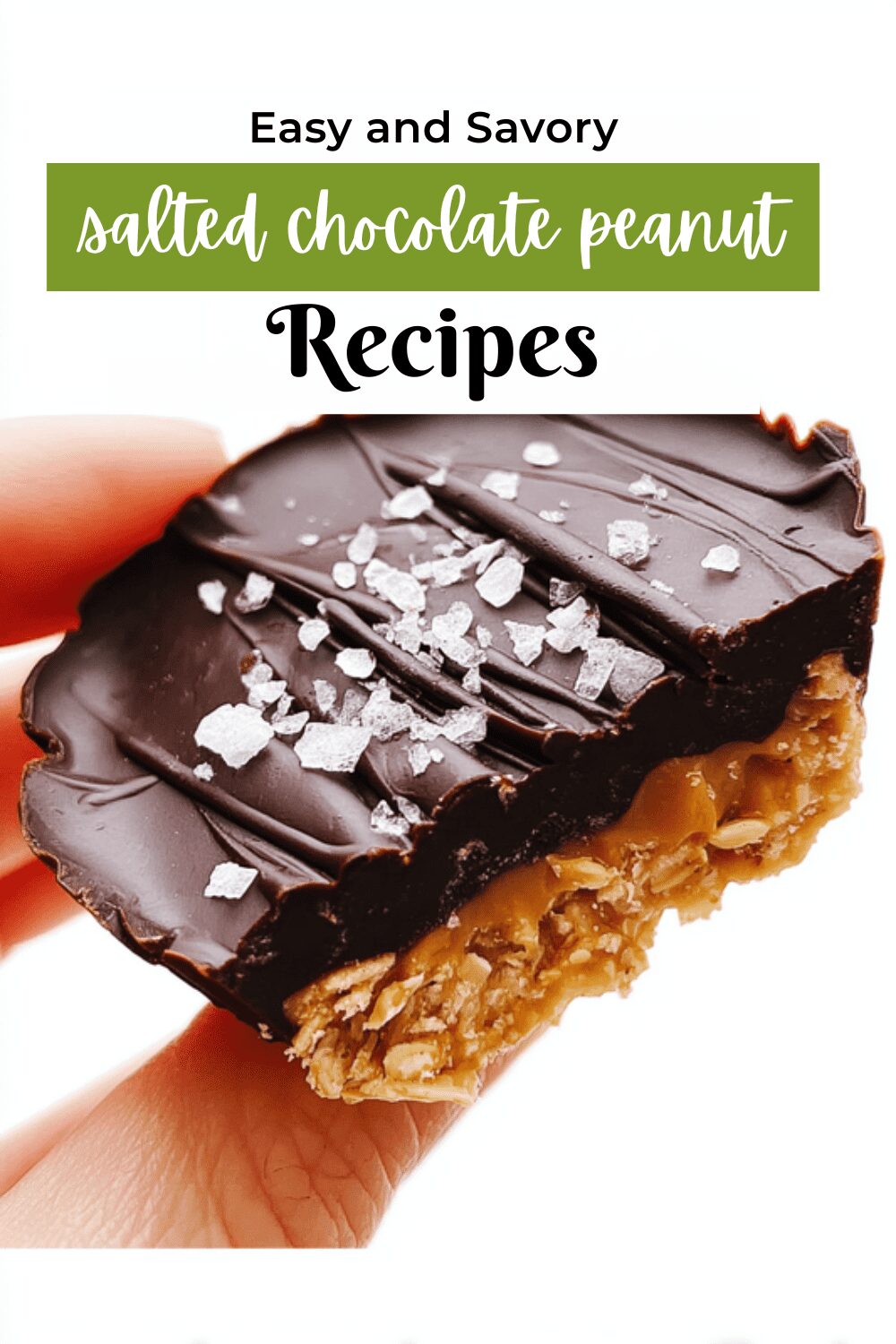 Salted Chocolate Peanut Butter Oat Cups