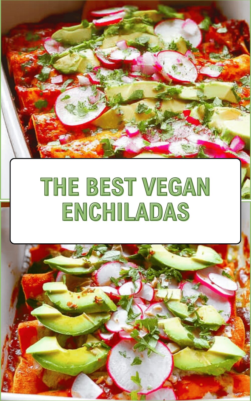 The Best Vegan Enchiladas