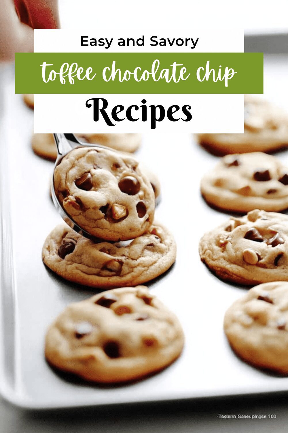 Toffee Chocolate Chip Cookies Recipe