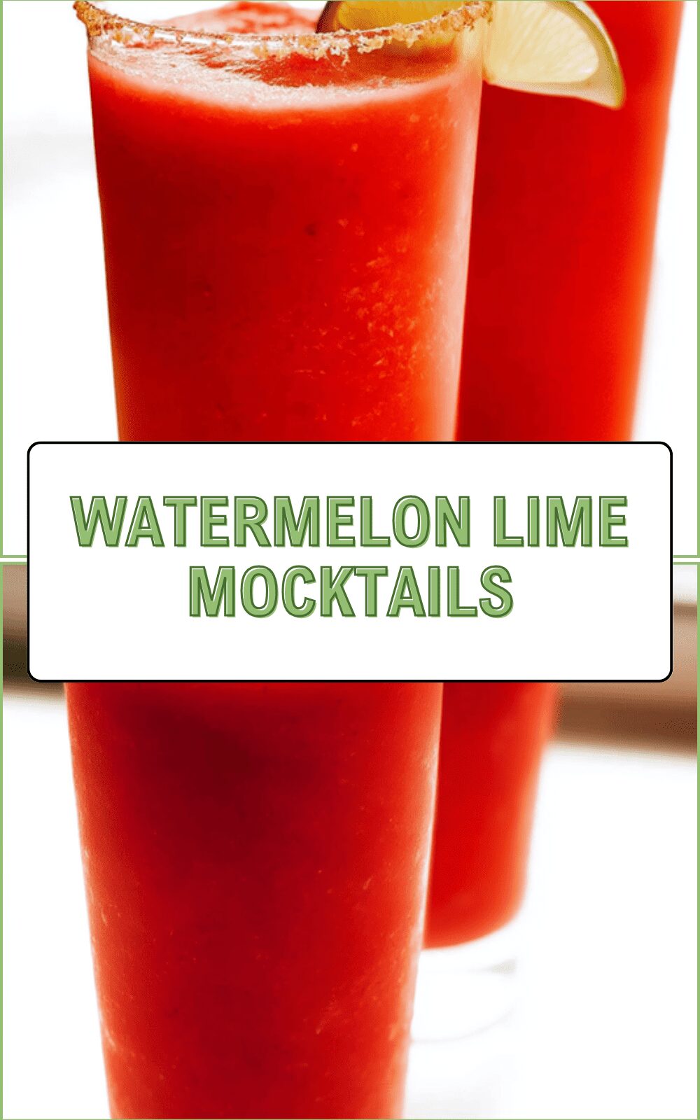 Watermelon Lime Mocktails