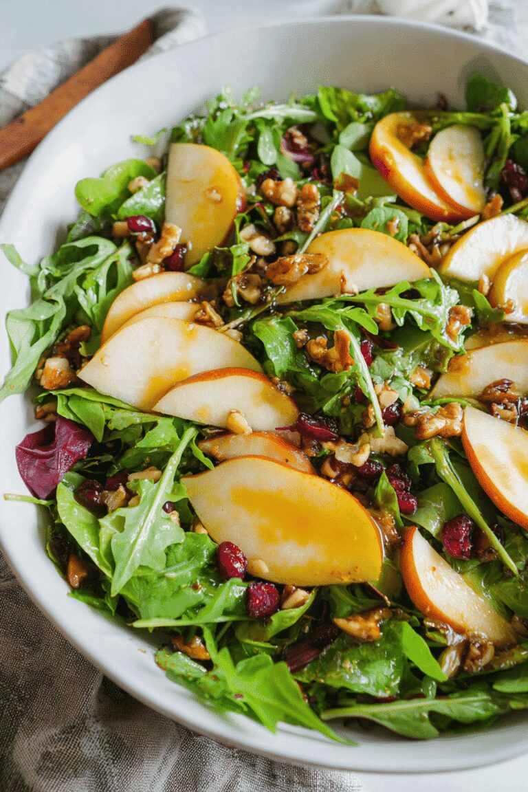 Autumn Pear Salad Balsamic Vinaigrette 68.Png