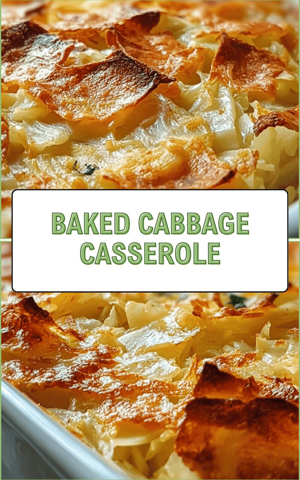 Baked Cabbage Casserole