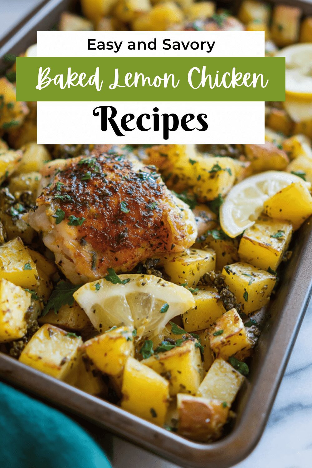 Baked Lemon Chicken And Potatoes