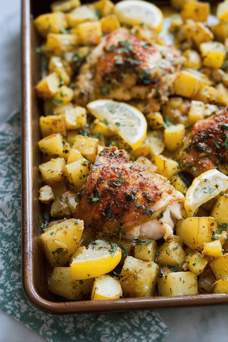 Baked Lemon Chicken And Potatoes 61.Png