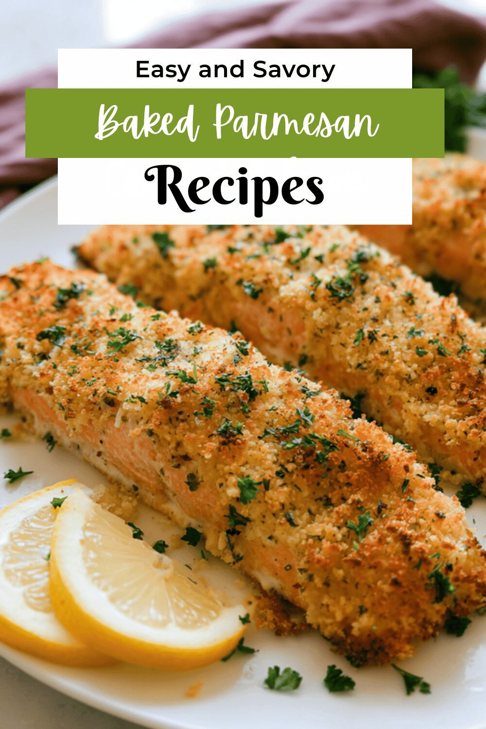 Baked Parmesan Crusted Salmon