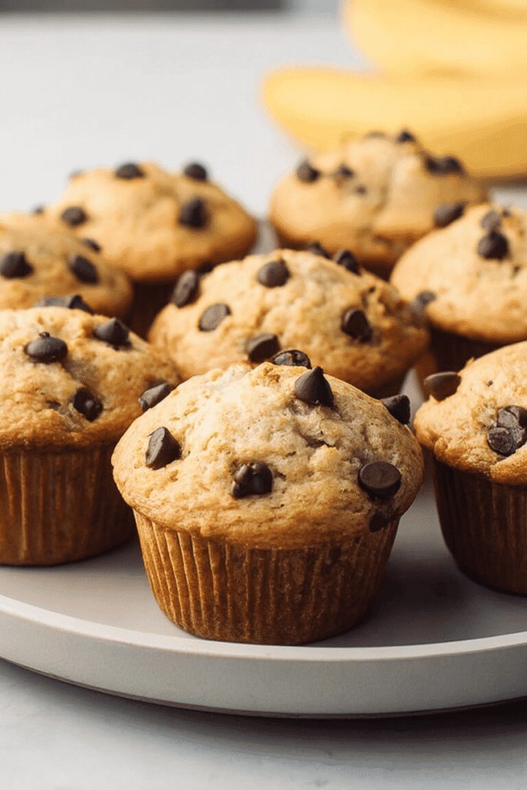 Banana Chocolate Chip Muffins 24.Png