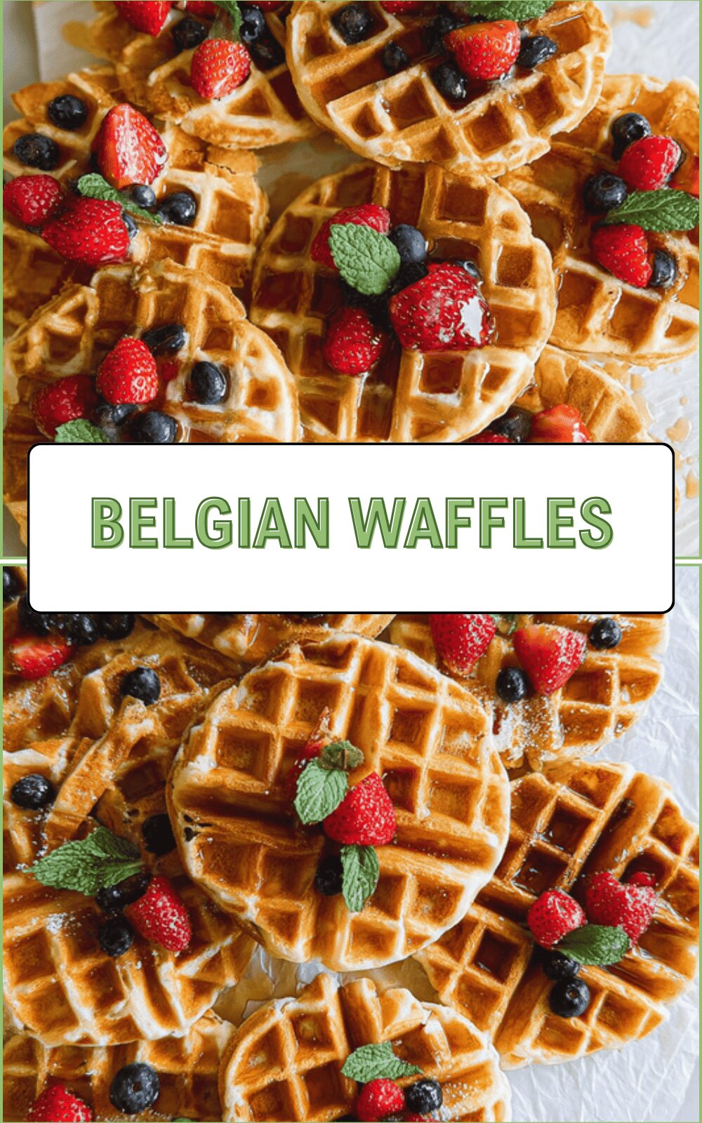 Homemade Belgian Waffle Recipe For Crispy And Fluffy Breakfast Treats 6 Belgian Waffles