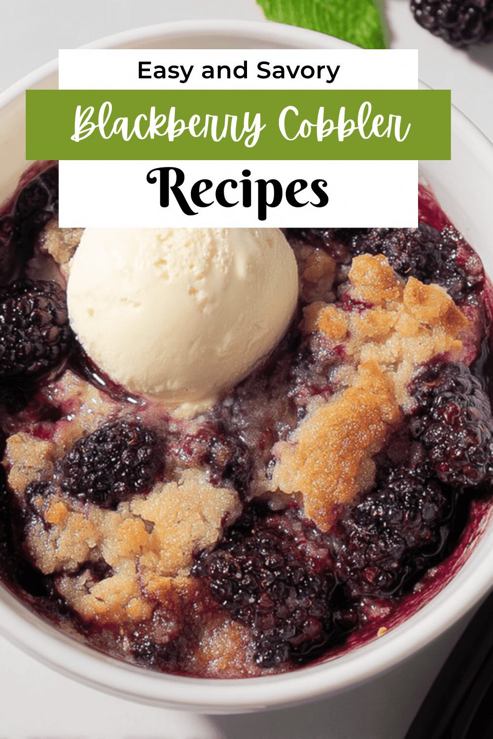 Blackberry Cobbler Recipe With Homemade Sweet Biscuit Topping 7 Blackberry Cobbler