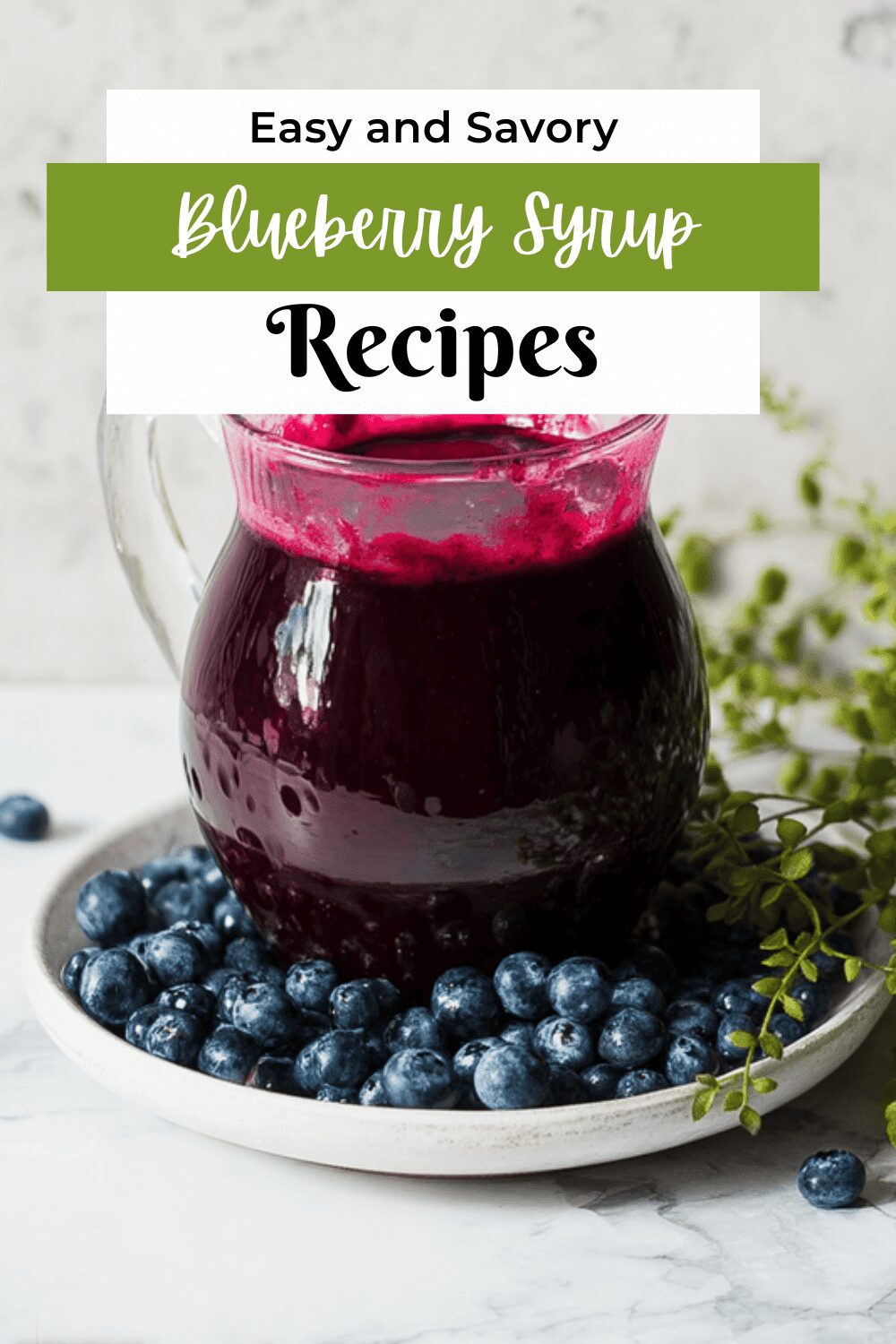 Blueberry Syrup