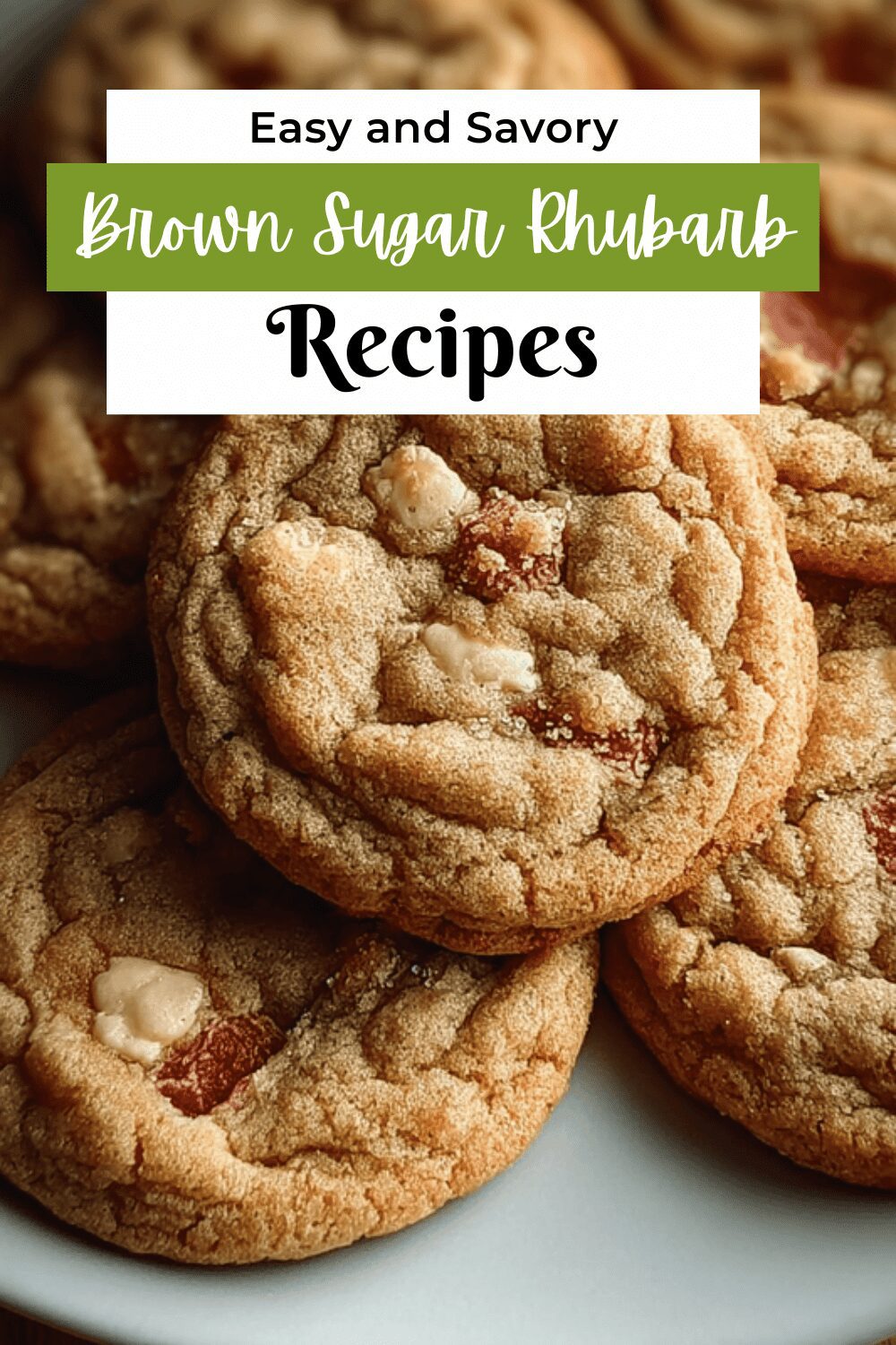 Brown Sugar Rhubarb Cookies Recipe With Perfect Sweet And Tangy Flavor 7 Brown Sugar Rhubarb Cookies