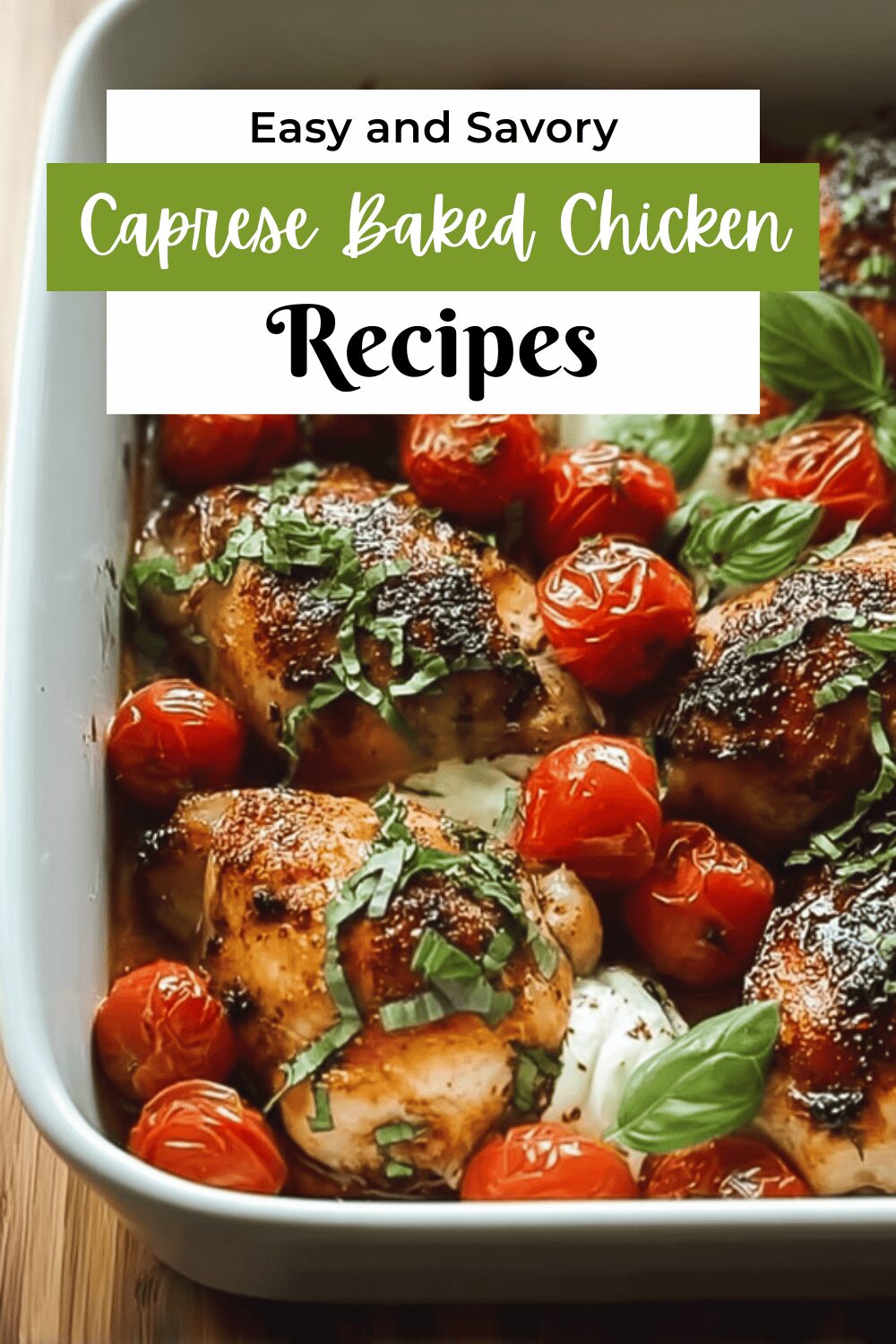 Caprese Baked Chicken