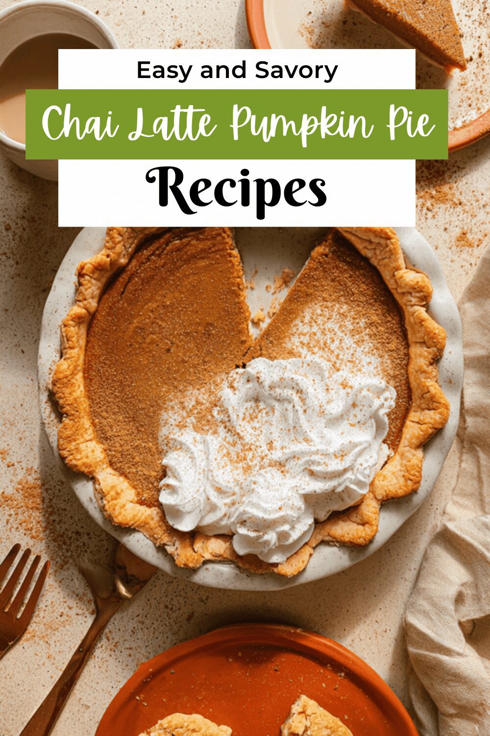 Chai Latte Pumpkin Pie