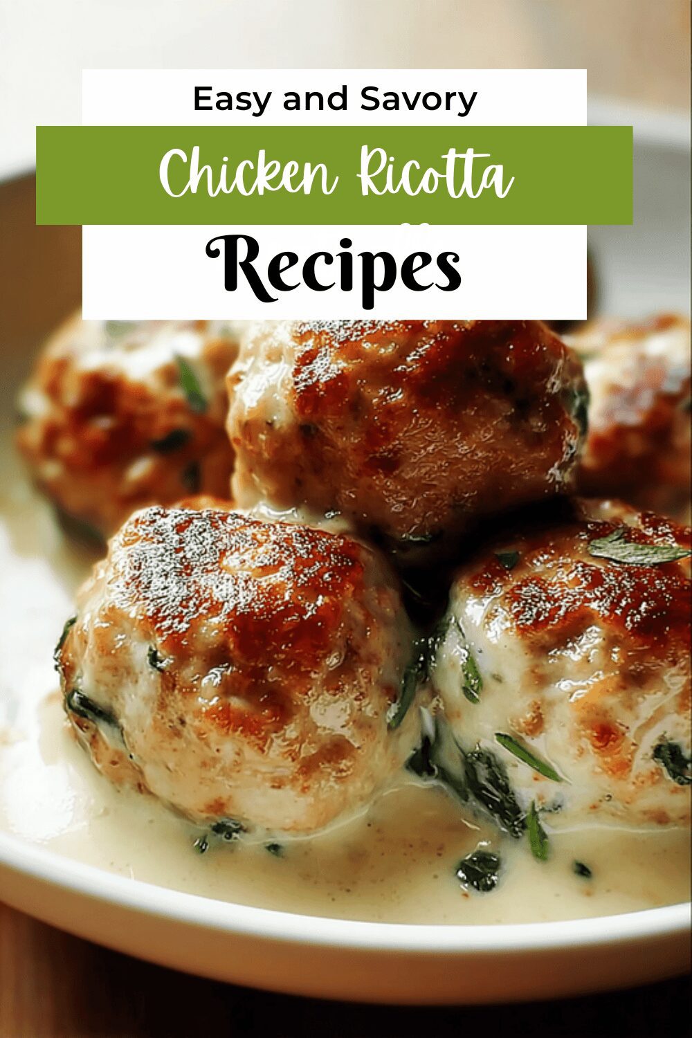 Chicken Ricotta Meatballs