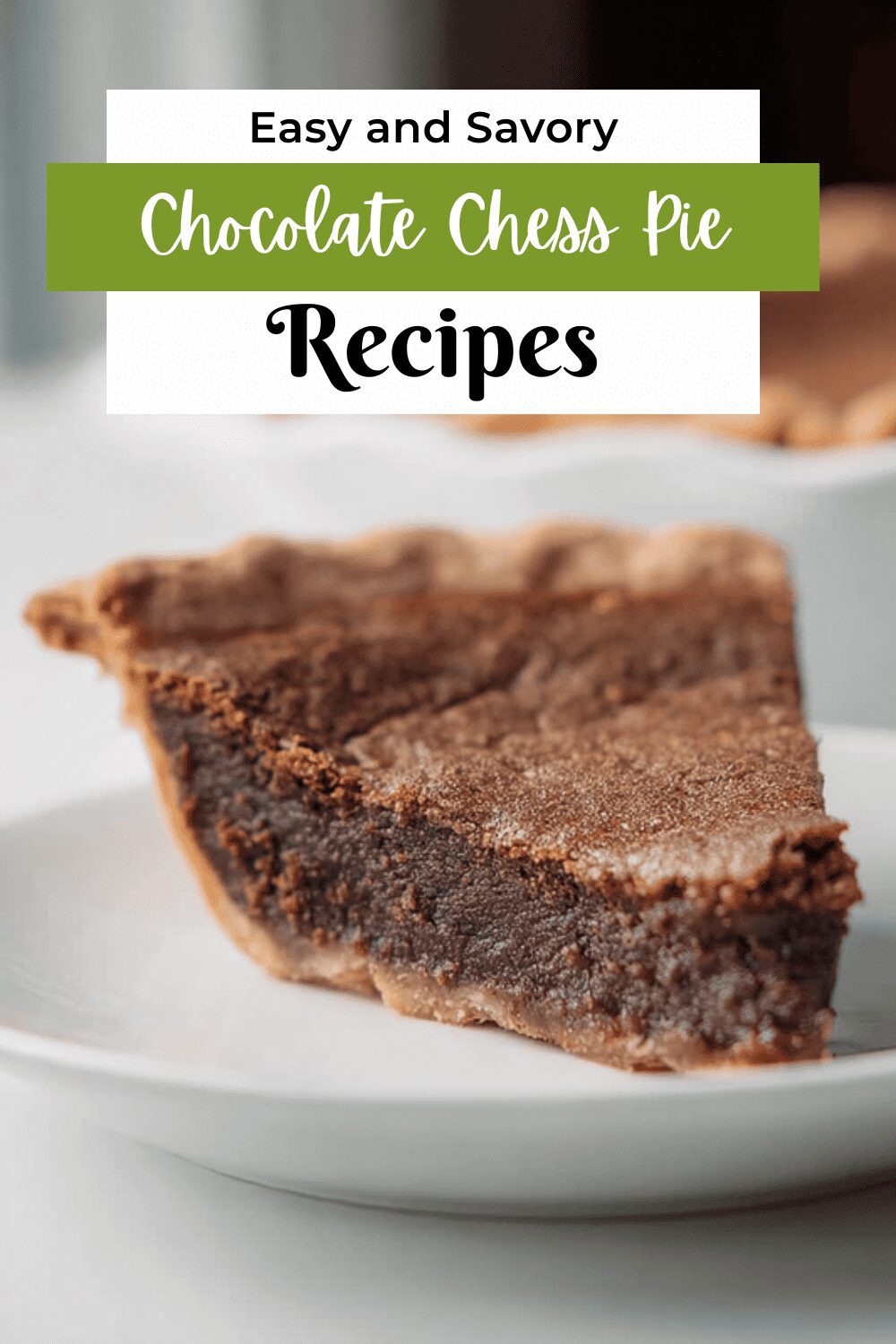 Chocolate Chess Pie