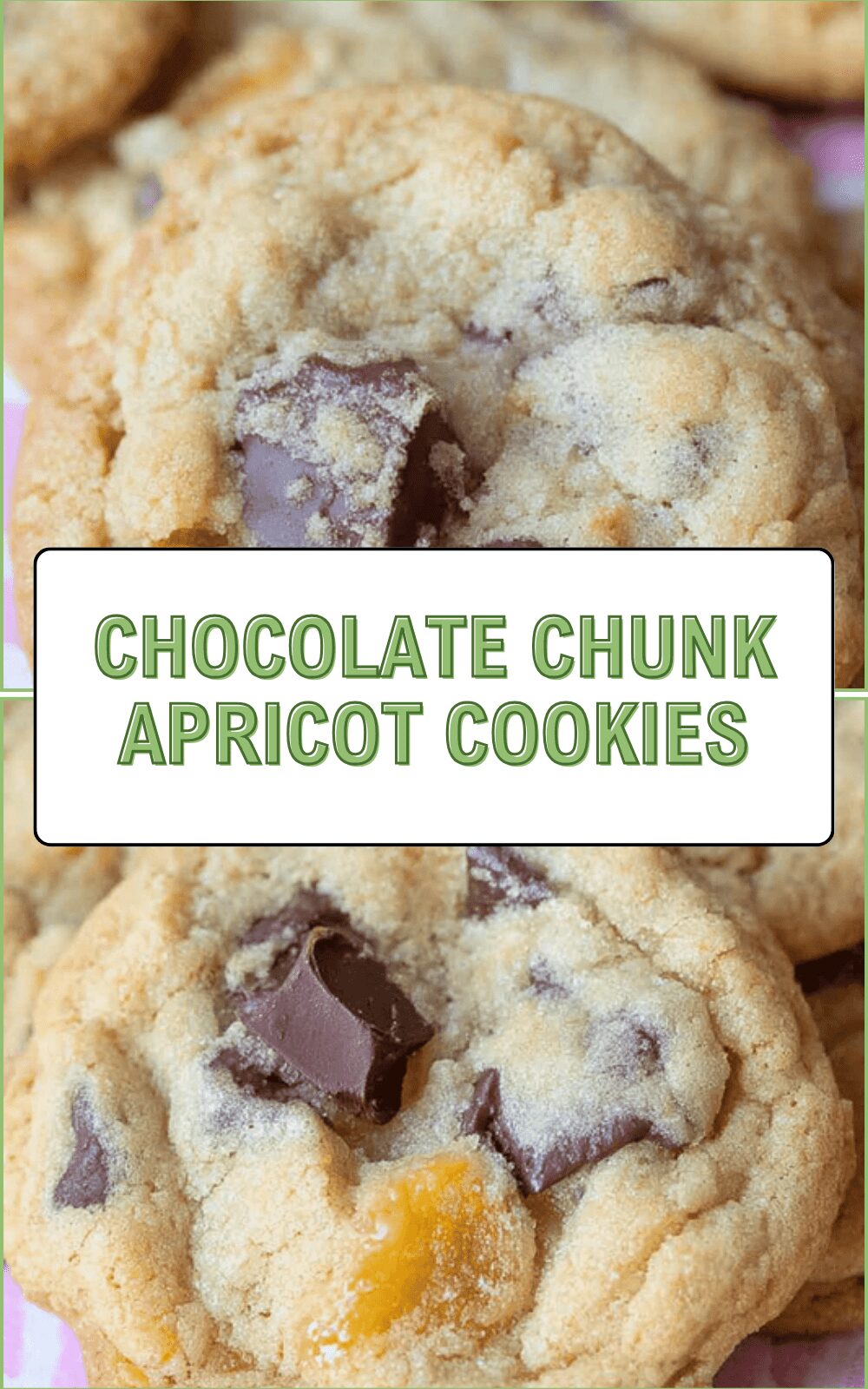 Chocolate Chunk Apricot Cookies