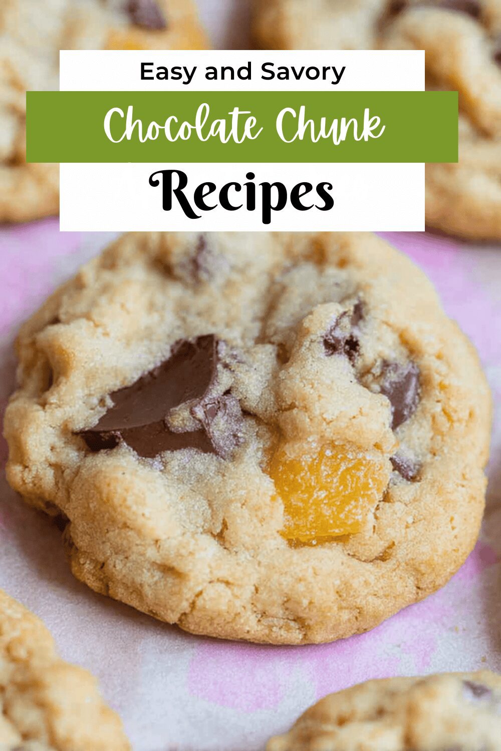 Chocolate Chunk Apricot Cookies
