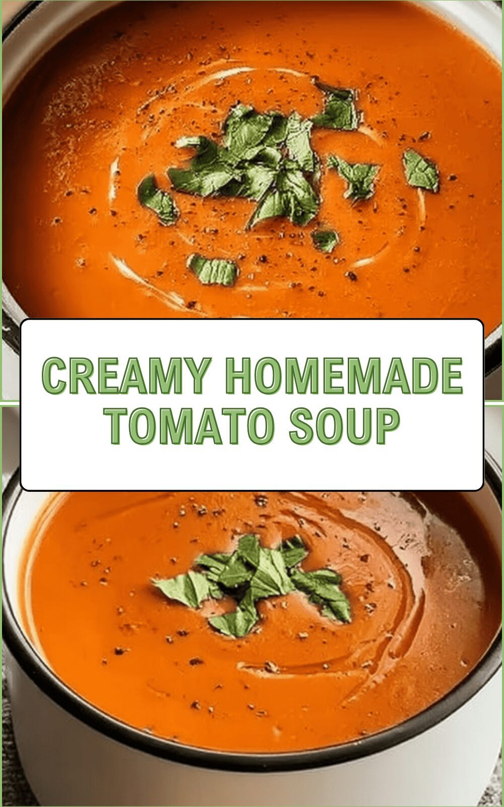 Creamy Homemade Tomato Soup