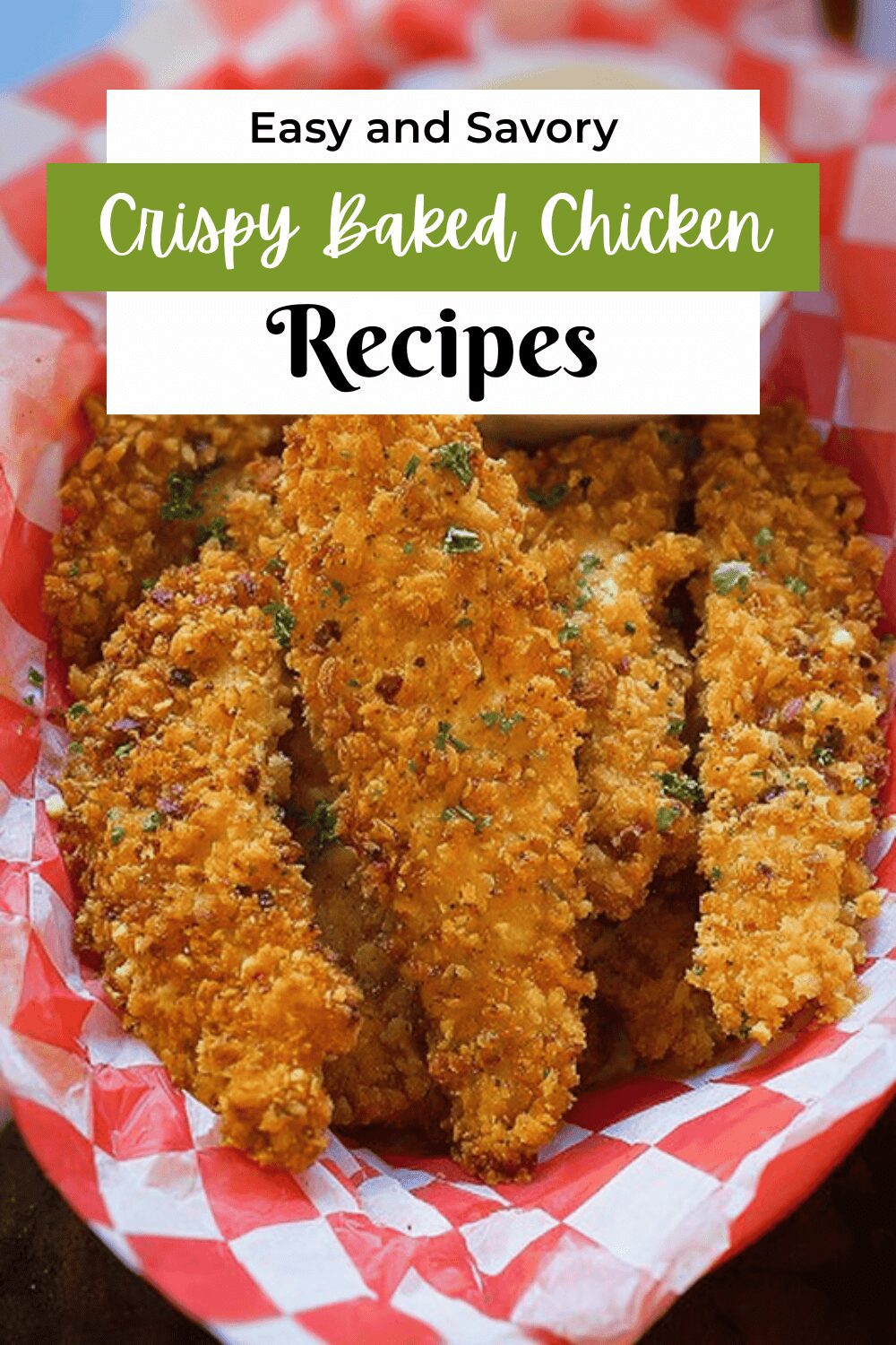 Crispy Baked Chicken Strips