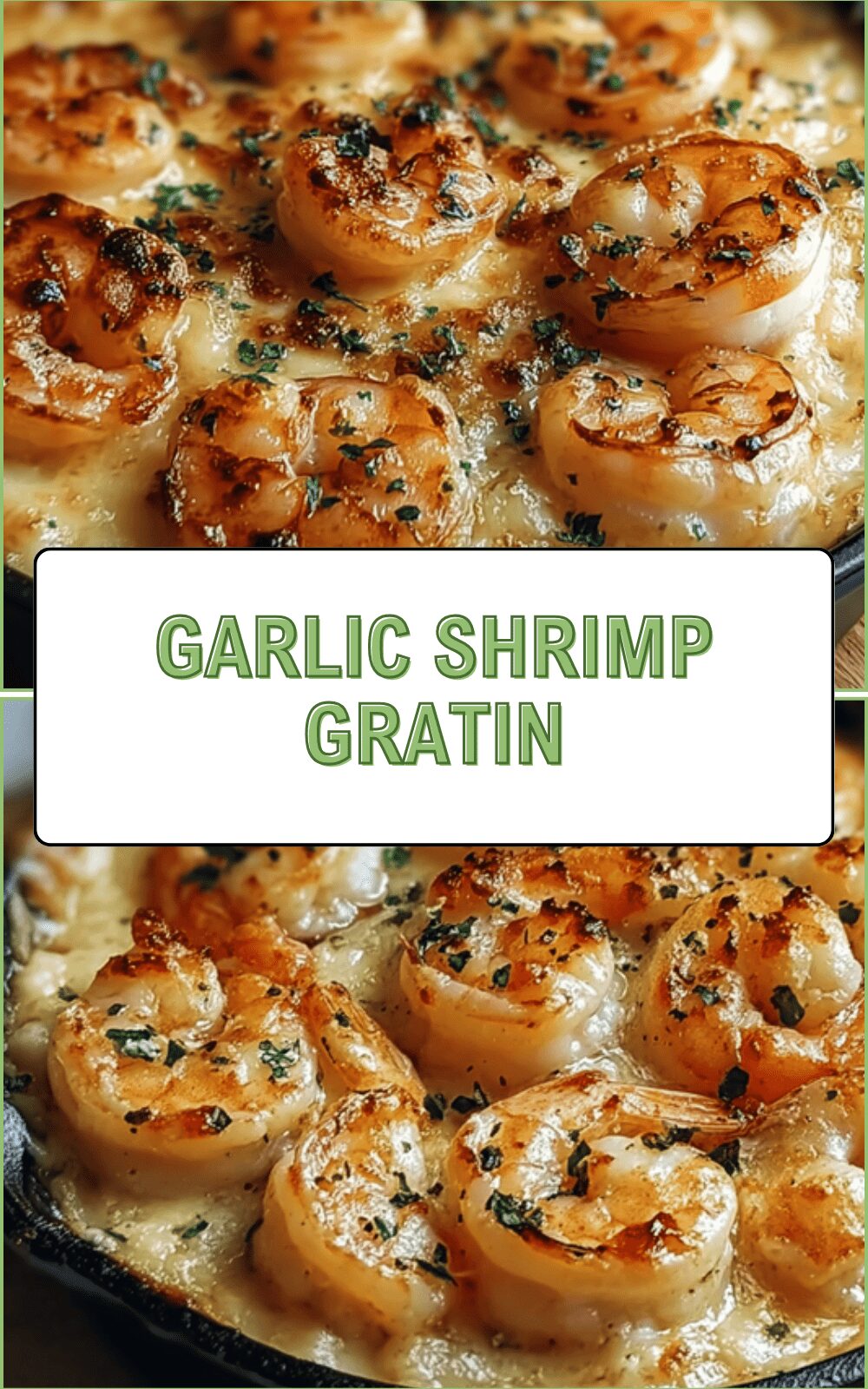 Garlic Shrimp Gratin