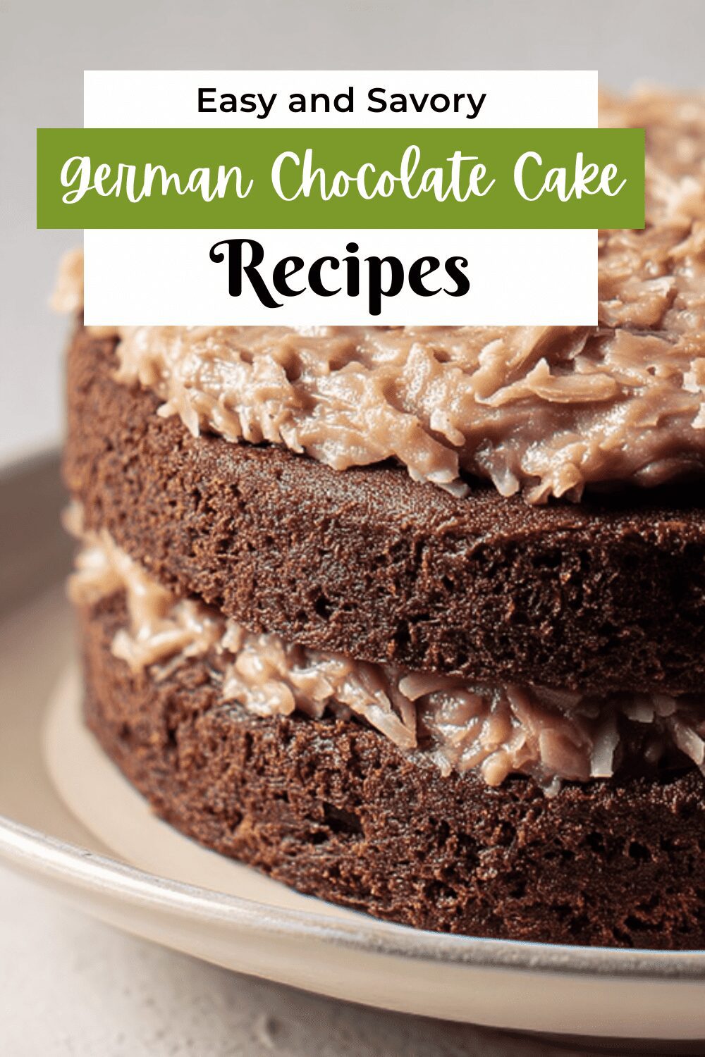 German Chocolate Cake Recipe With Classic Coconut Pecan Frosting 7 German Chocolate Cake Frosting