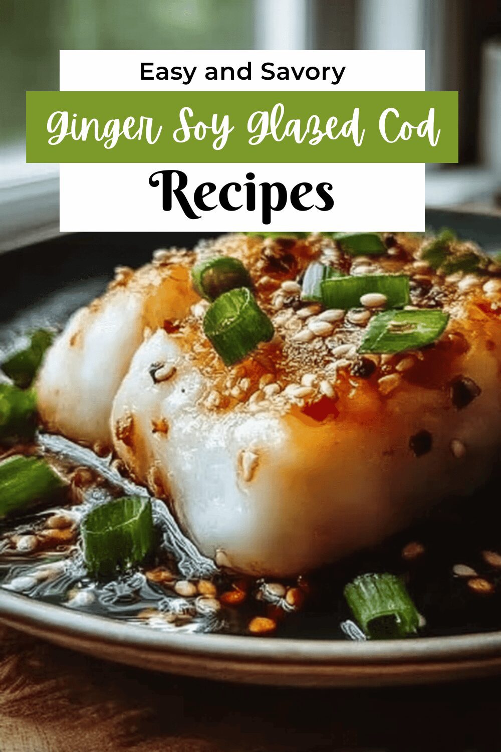 Ginger Soy Glazed Cod