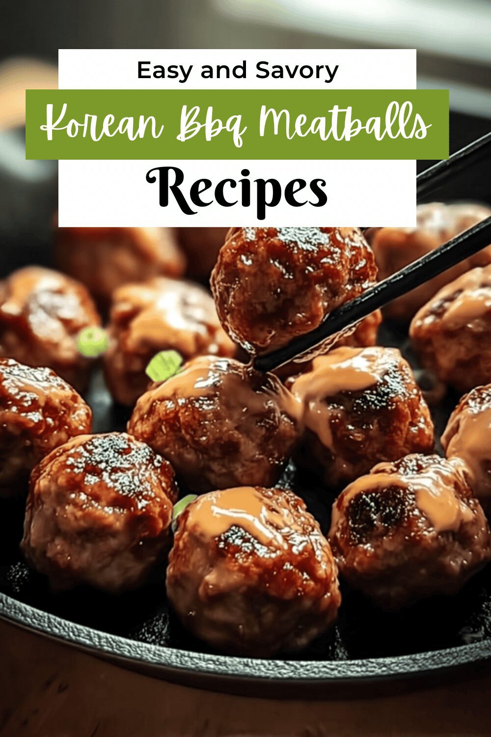 Korean Bbq Meatballs