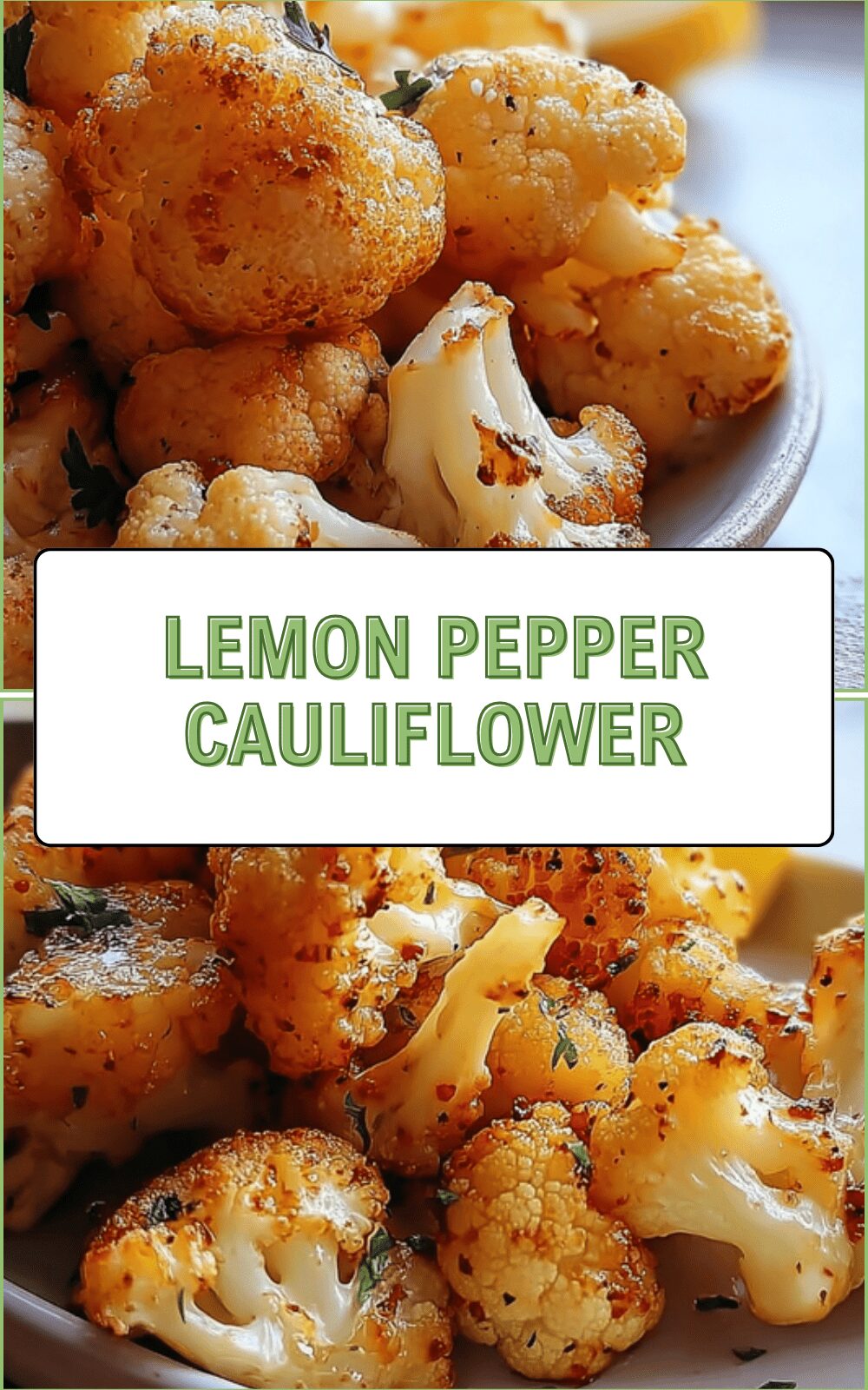 Lemon Pepper Cauliflower